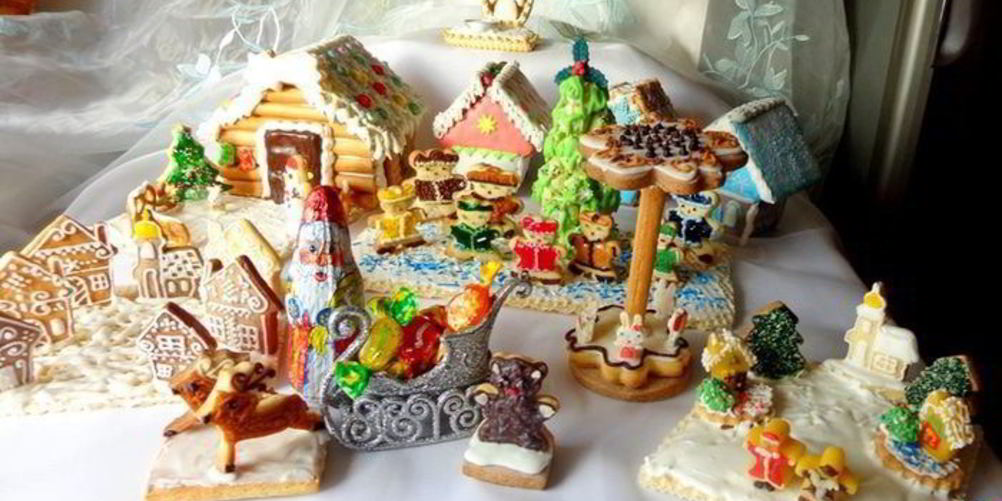 Как приготовить пряничную рождественскую деревню