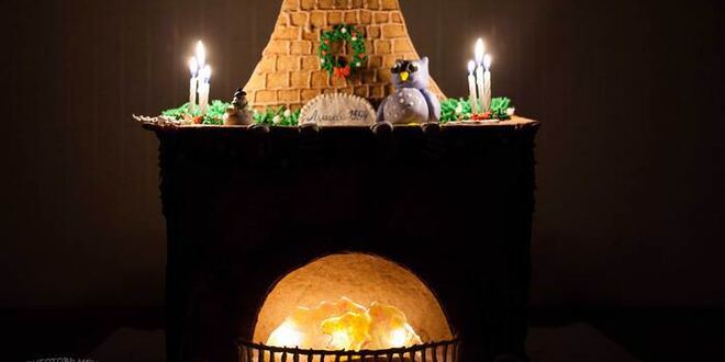 Рецепт пряничного камина