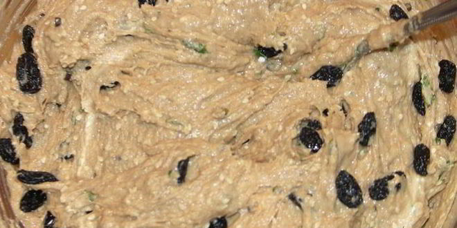 Рецепт пряников с кунжутом, изюмом и мятой