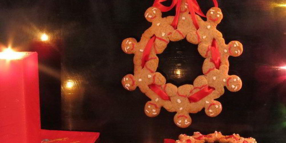 Как приготовить рождественский венок пряничный