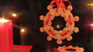 Рецепт Рождественского венка пряничного