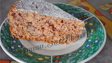 Рецепт Постной шарлотки