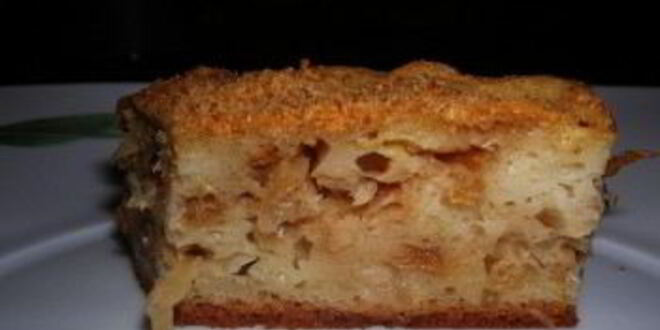 Рецепт шарлотки с капустой на кефире