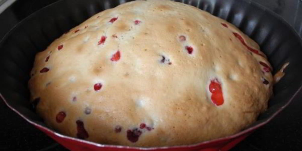 Как приготовить шарлотку с клюквой