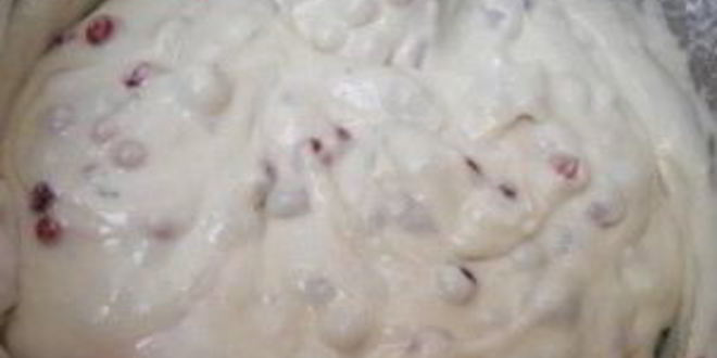 Рецепт шарлотки с клюквой