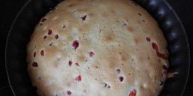 Рецепт шарлотки с клюквой