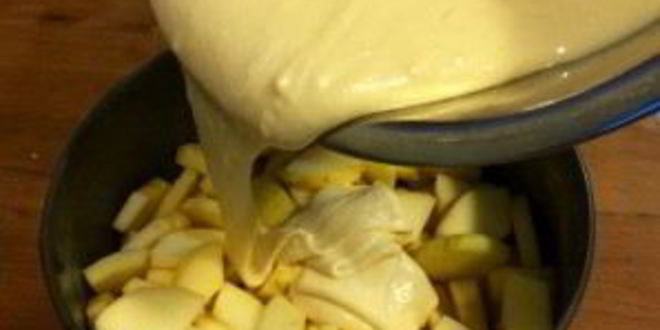 Рецепт шарлотки с корицей и яблоками