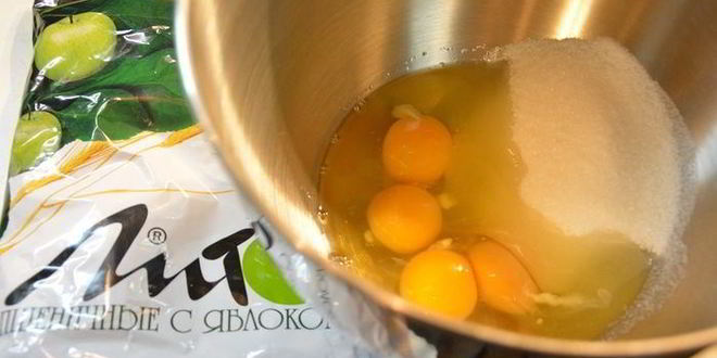 Рецепт шарлотки с отрубями