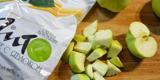 Рецепт шарлотки с отрубями