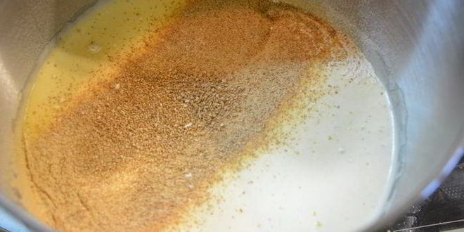 Рецепт шарлотки с отрубями