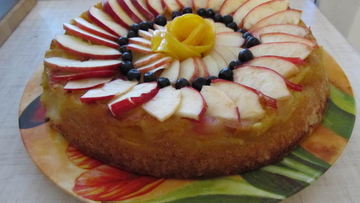 Рецепт Шарлотки с яблоками и грушами