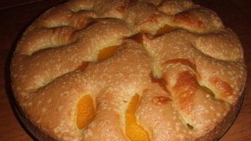 Рецепт Шарлотки с яблоками и персиками