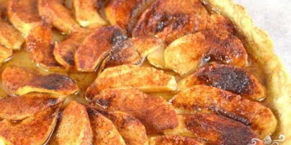 Как приготовить шарлотку с яблоками открытая