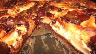 Рецепт Шарлотки шоколадной с яблоками