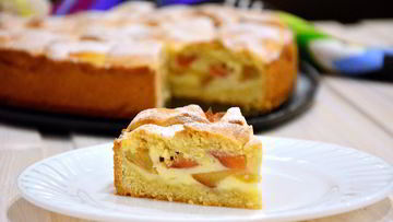 Рецепт Шарлотки в сметанной заливке