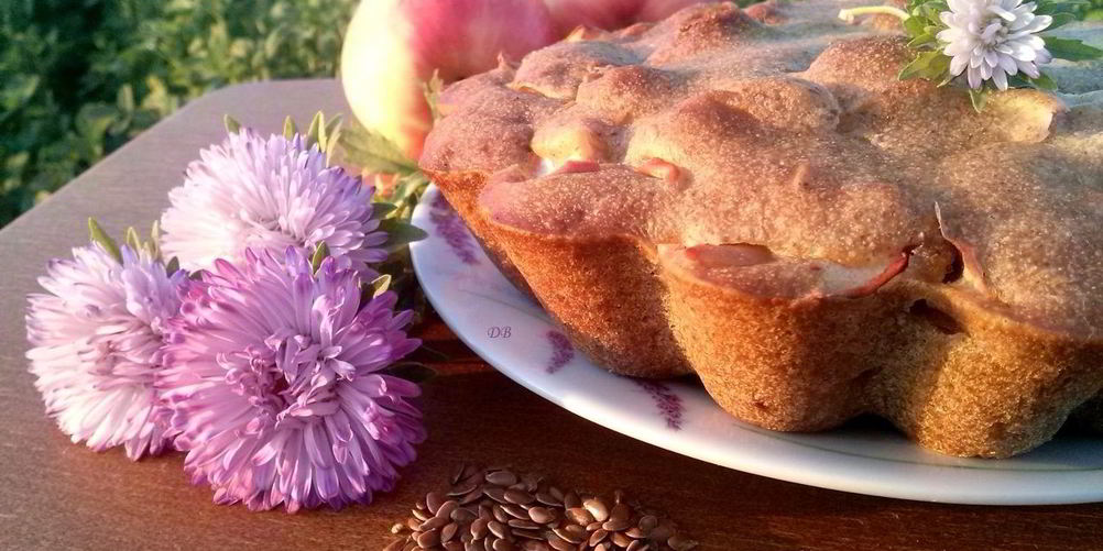 Как приготовить вегетарианскую шарлотку без яиц