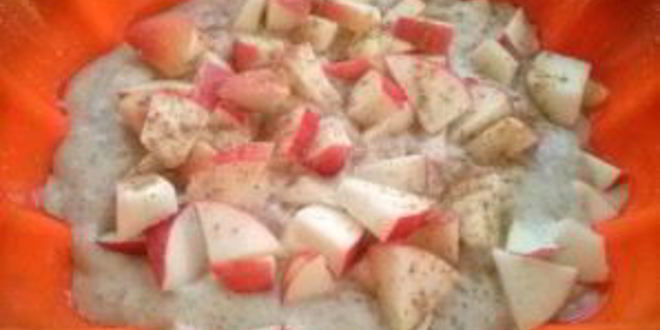 Рецепт вегетарианской шарлотки без яиц