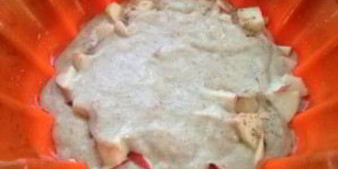 Рецепт вегетарианской шарлотки без яиц