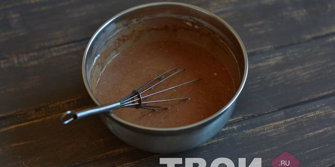 Рецепт шоколадных блинных рулетиков