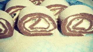 Рецепт Шоколадных рулетиков