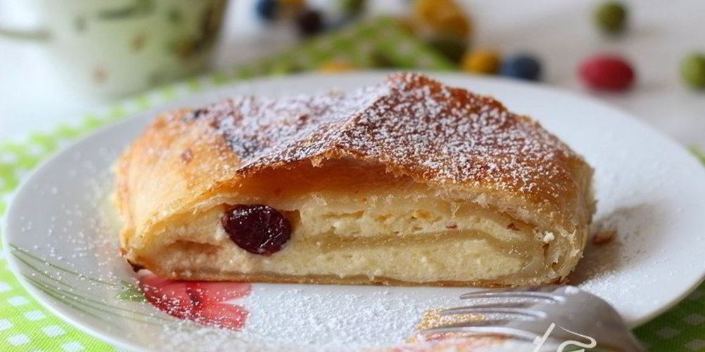 Как приготовить австрийского штруделя с творожной начинкой