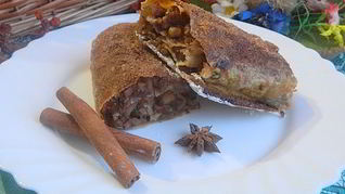 Рецепт Богатого штруделя из лаваша