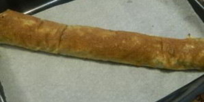 Рецепт богатого штруделя из лаваша