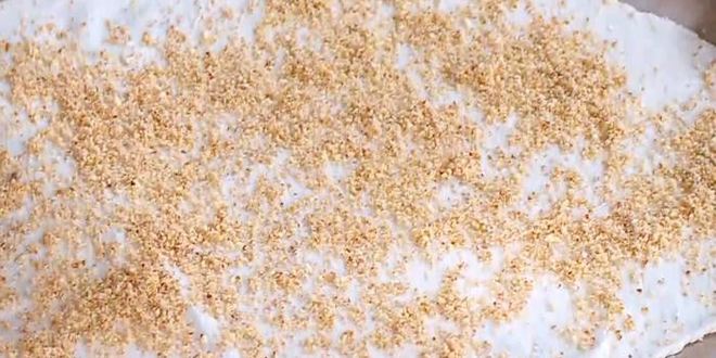 Рецепт быстрого штруделя с финиками и орехами