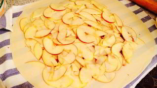 Рецепт Постного штруделя с яблоками