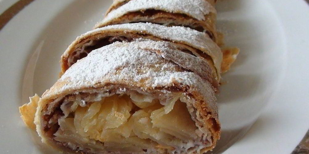 Как приготовить постного штруделя