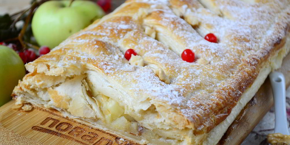 Как приготовить самого простого яблочного штруделя