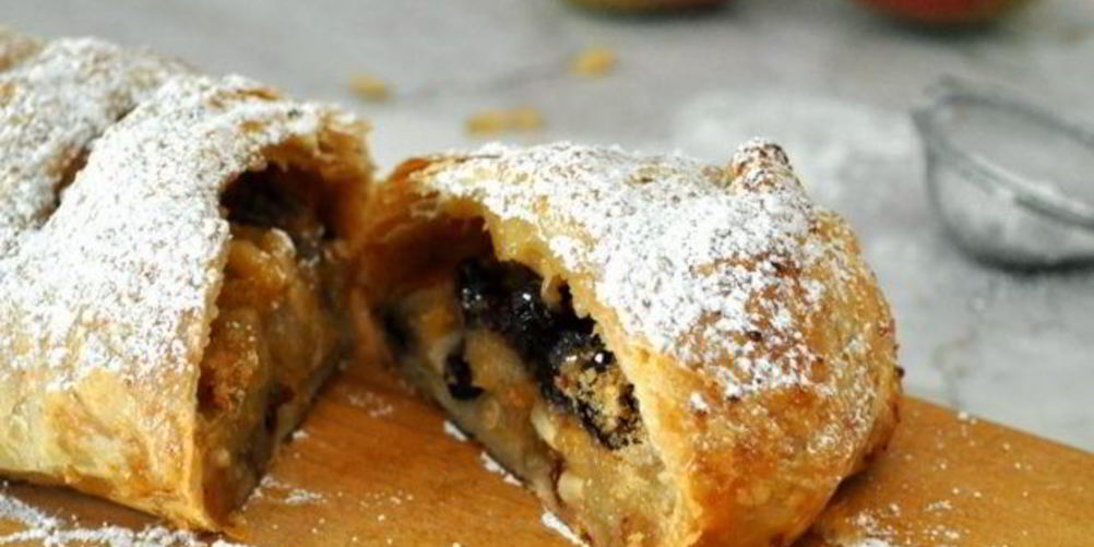 Как приготовить штруделя из готового слоеного теста