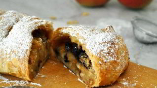 Рецепт Штруделя из готового слоеного теста