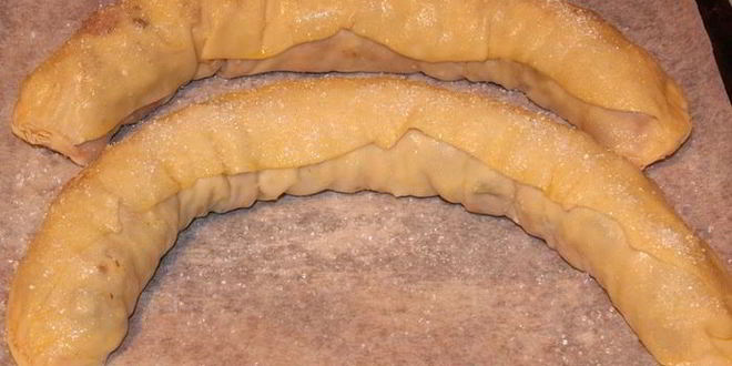 Рецепт штруделя из вытяжного теста с вишнями