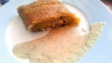 Рецепт Штруделя с фейхоа и маскарпоне