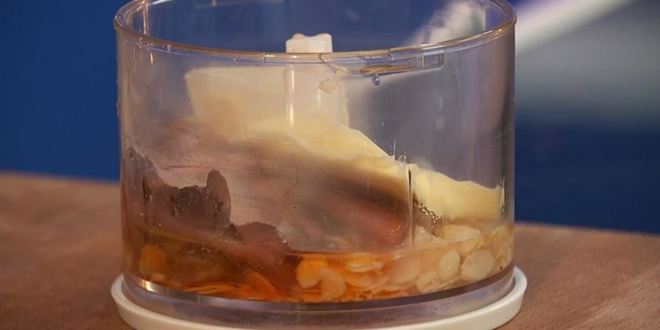 Рецепт штруделя с горбушей и нутовой пастой