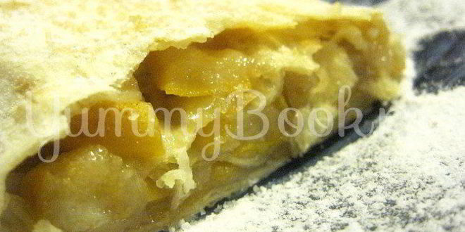 Рецепт штруделя с грушами из лаваша