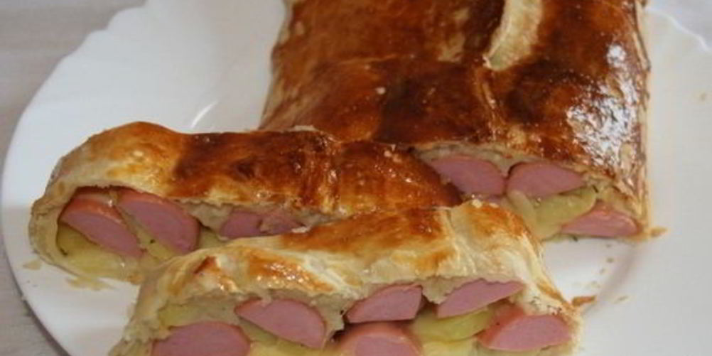 Как приготовить штруделя с картошкой и сосиской