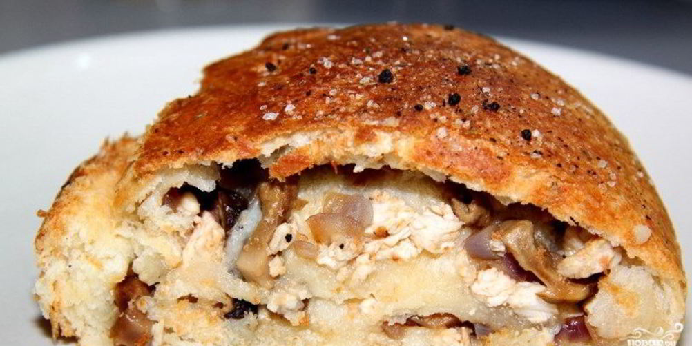 Как приготовить штруделя с курицей и грибами