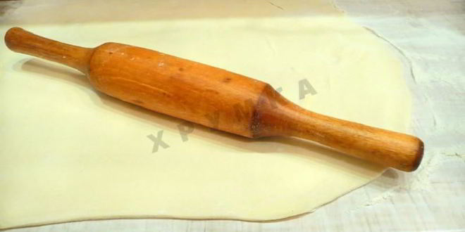 Рецепт штруделя с мясом из слоеного теста