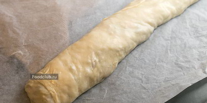 Рецепт штруделя с овощной начинкой