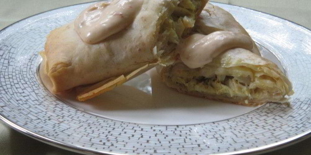 Как приготовить штруделя с ветчиной и сыром