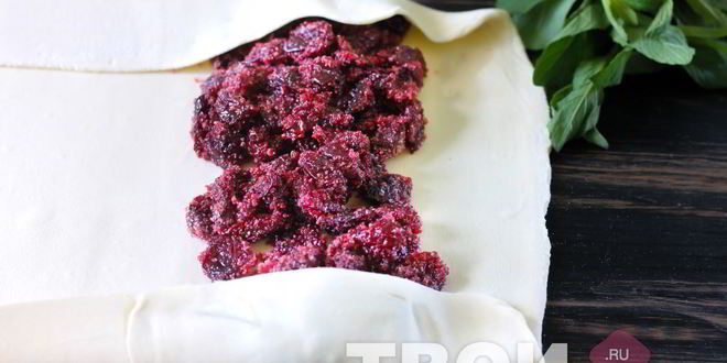 Рецепт штруделя с вишней