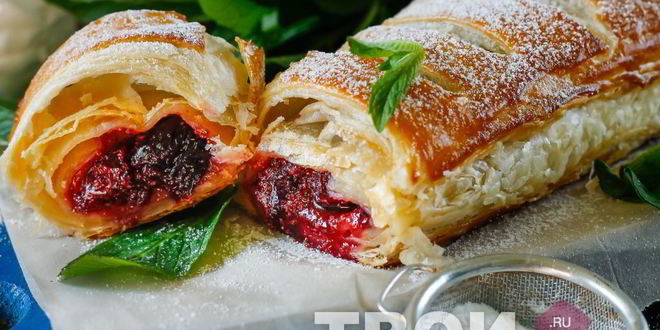 Рецепт штруделя с вишней