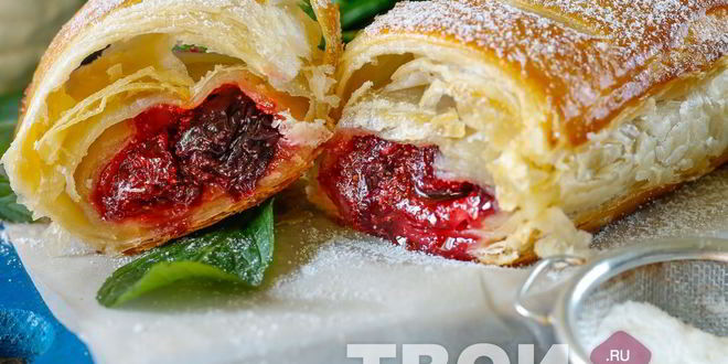 Рецепт штруделя с вишней