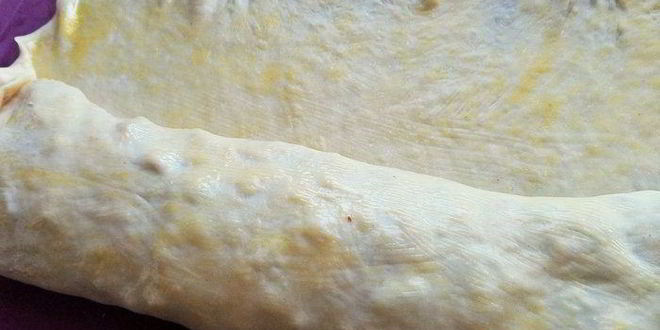 Рецепт штруделя с яблоками и голубикой