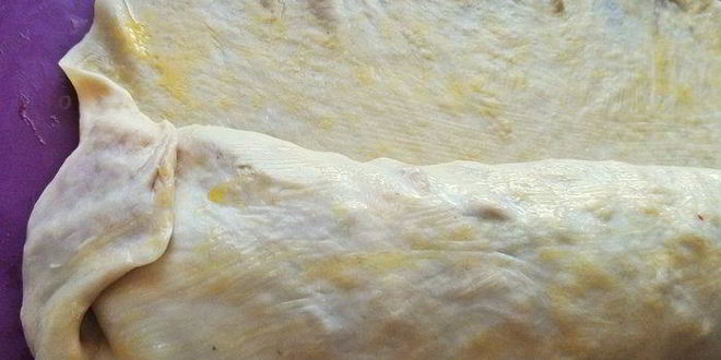 Рецепт штруделя с яблоками и голубикой