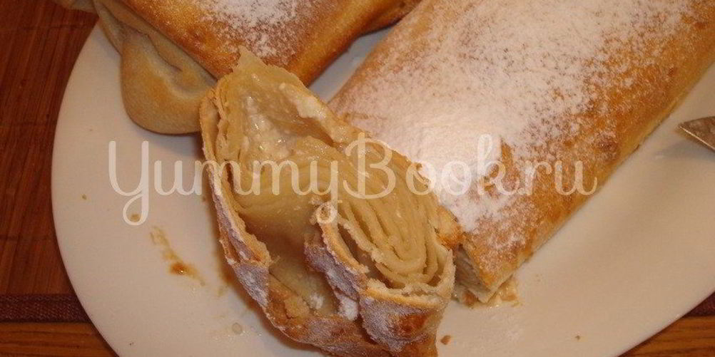 Как приготовить штруделя с яблоками и творогом