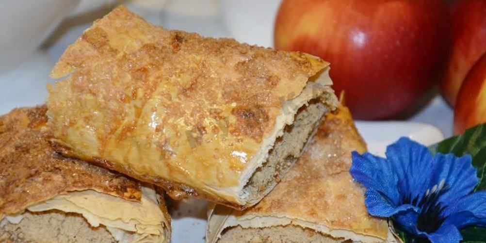 Как приготовить штруделя с яблоками из лаваша