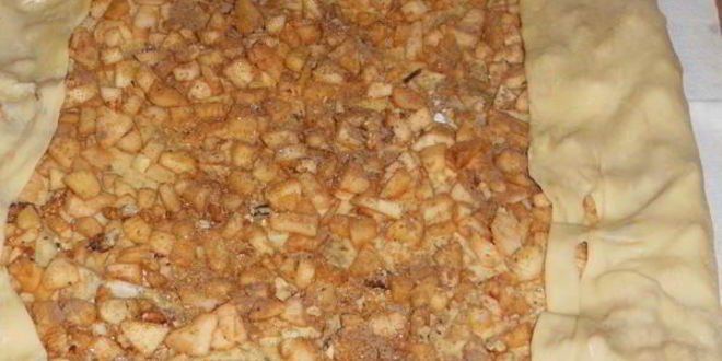 Рецепт штруделя с яблоками воскресный